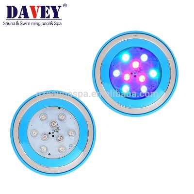 2017 Beautiful 9W IP68 swimming pool led light