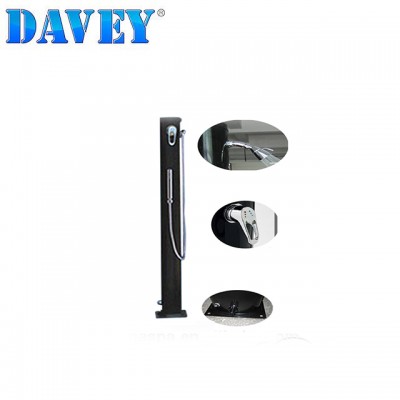 Davey aluminum solar shower supplier for swimming pool