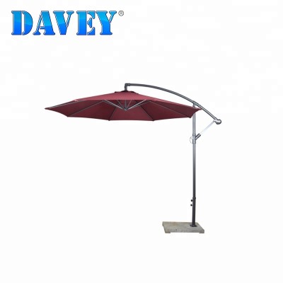 2.7 meters outdoor big sun circular banana umbrella for beach garden and home