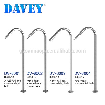 swimming pool equipment spa shower stainless steel jet bath