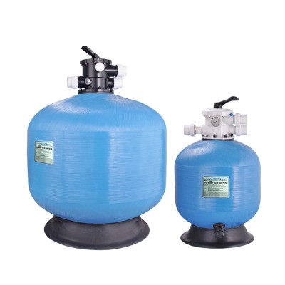 Hot sale stainless fiberglass commercial steel side mount sand filter for swimming pool